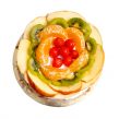 Creamy Vanilla Fresh Fruit Cake